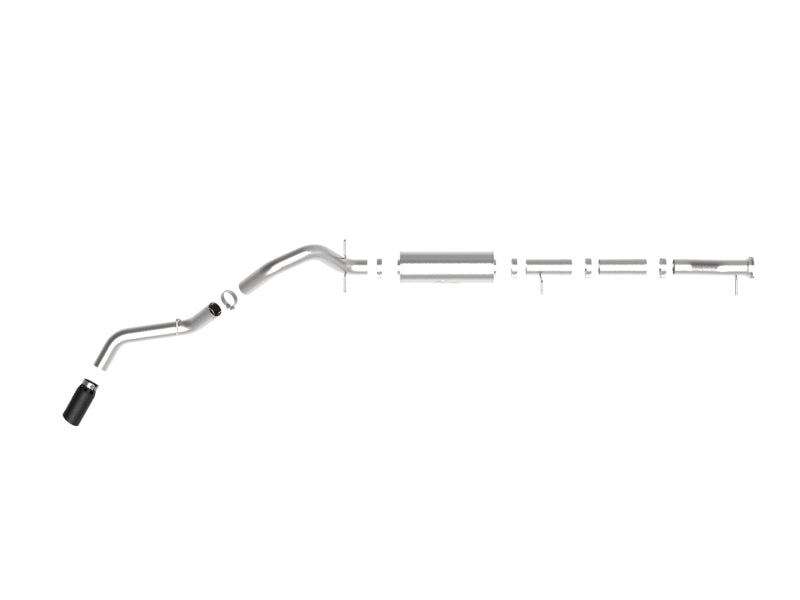 aFe Apollo GT Series 4-Inch 409 Stainless Steel Cat-Back Exhaust System with Black Tip for GM 2500/3500HD V8 6.6L L8T (Part # afe49-44122-B)