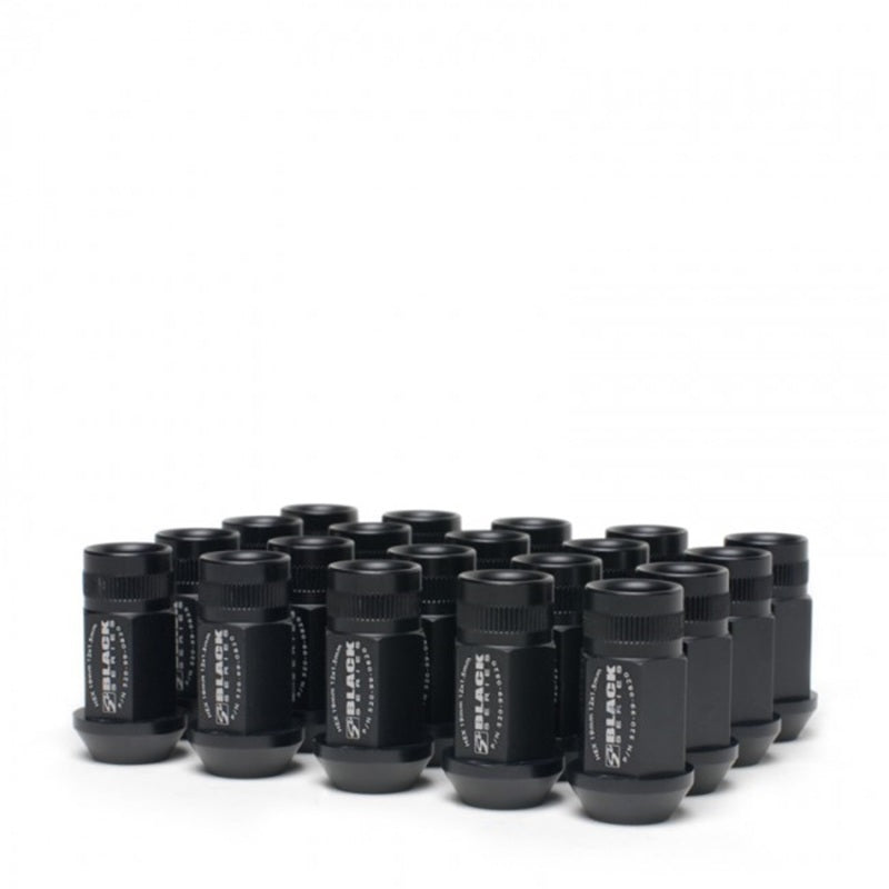 Skunk2 Racing Black Series Forged Lug Nut Set for Honda, Acura, Mitsubishi, Scion, and Toyota – 20 Pieces