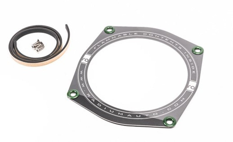 Radium Engineering Fuel Access Cover for Subaru 2008-2014 – Clear with Radium Logo
