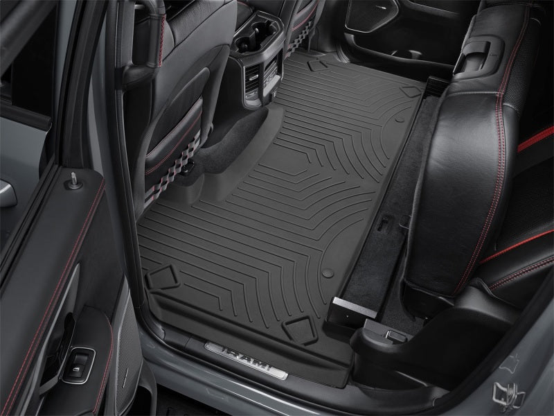 WeatherTech FloorLiner HP Rear for 2019-2020 RAM 1500 Crew Cab * Custom Fit, All-Weather Protection in Black