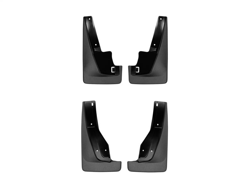 WeatherTech DigitalFit No-Drill MudFlap Kit Black for 2011-2012 Dodge Durango – Part WET110124-120124