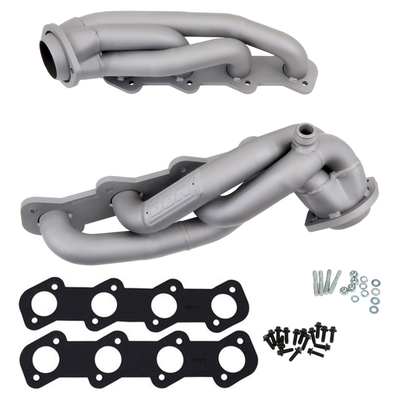 BBK 99-03 Ford F Series Truck 5.4L Shorty Tuned Length Exhaust Headers with Titanium Ceramic Finish