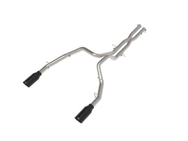 aFe Vulcan Series 3-Inch to 3-1/2-Inch Stainless Steel Cat-Back Exhaust System with Black Tips for Ram 1500 2025