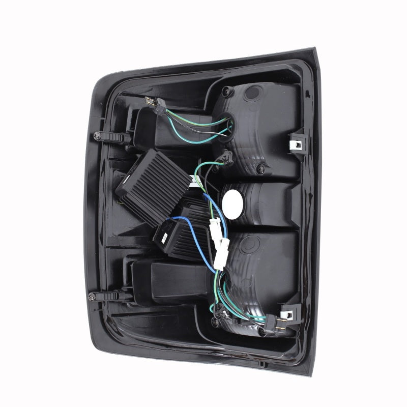 ANZO 2014-2018 Chevy Silverado 1500 LED Taillights Black – Stylish and Durable Replacement Lights