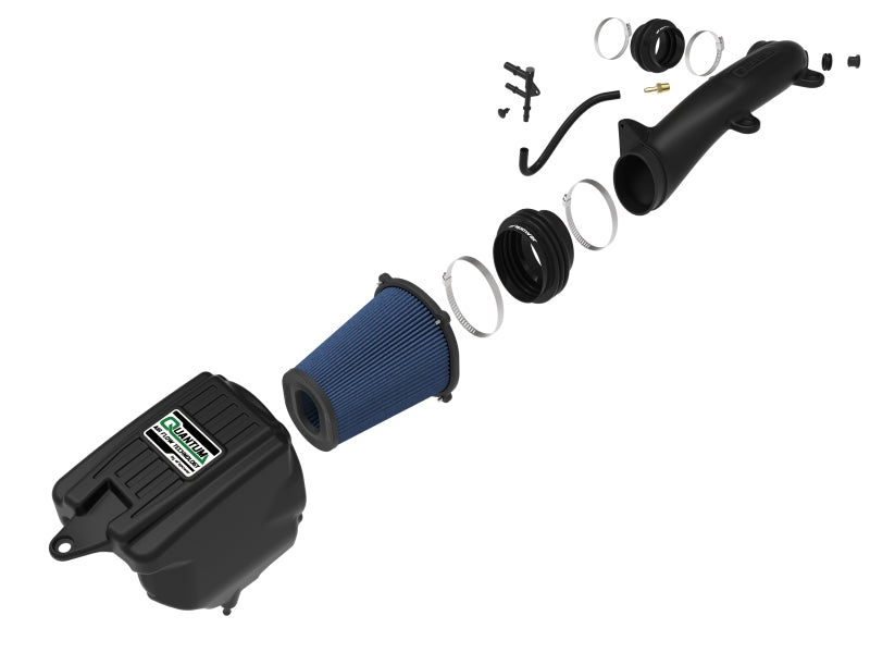 aFe Quantum Pro 5R Cold Air Intake System for Jeep Wrangler JL 2018-2023 with Pro 5R Filter Part Number afe53-10019R