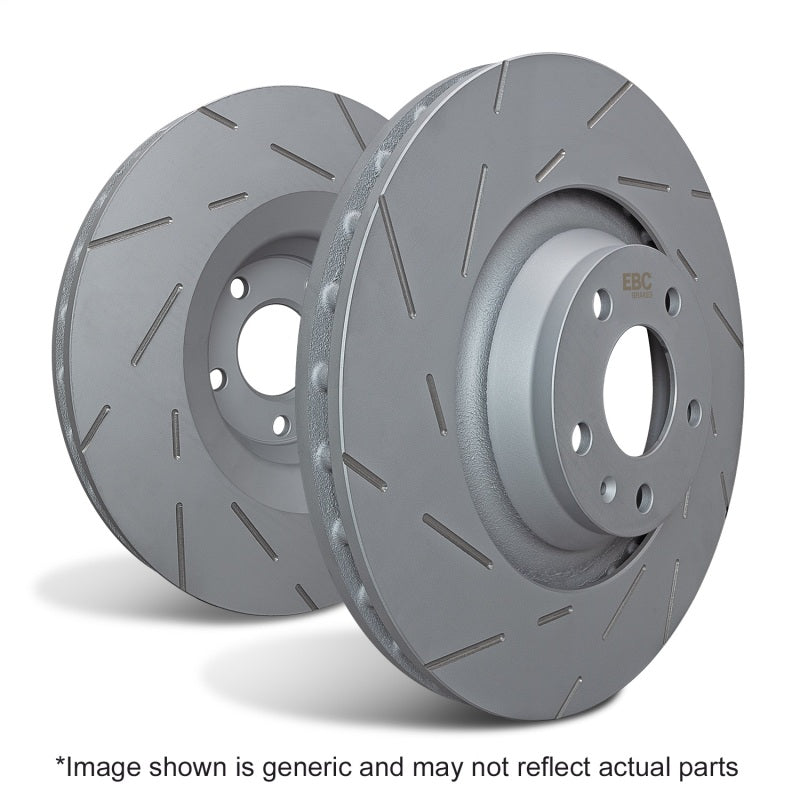 EBC USR1422 USR Slotted Rear Brake Rotors for 2005–2009 Audi S4 4.2L