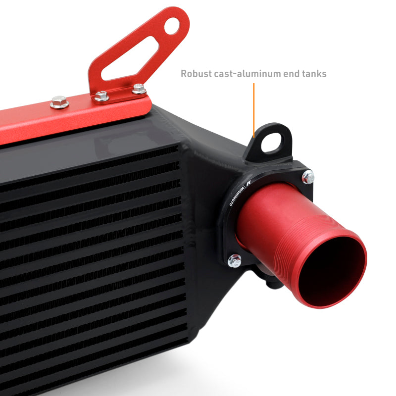 Mishimoto 2023+ Toyota GR Corolla Intercooler & Pipe Kit - Black Cooler with Red Piping