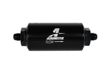 Load image into Gallery viewer, Aeromotive In-Line Filter with 100 Micron Stainless Steel Element - AN-06 Male Fittings