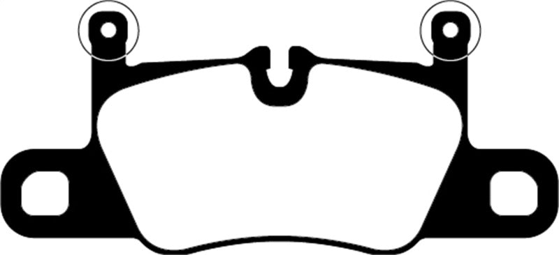EBC Yellowstuff Rear Brake Pads for Porsche 911 (2016+), 3.0TT Carrera * Part Number EBCDP42371R
