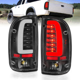 ANZO 95-00 Toyota Tacoma LED Taillights with Black Housing and Clear Lens – Pair