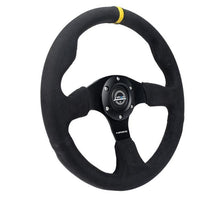 Load image into Gallery viewer, NRG Reinforced 320mm Alcantara Steering Wheel with Black Stitching - Model nrgRST-012SA