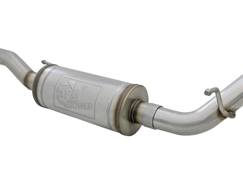 aFe Rebel Series 2.5-inch Dual Polished Tip Cat-Back Exhaust System for Jeep Wrangler (2007-2018) V6-3.8L / 3.6L