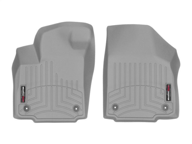 WeatherTech DigitalFit Front FloorLiners for 2017 Ford Super Duty SuperCab and Crew Cab - Gray