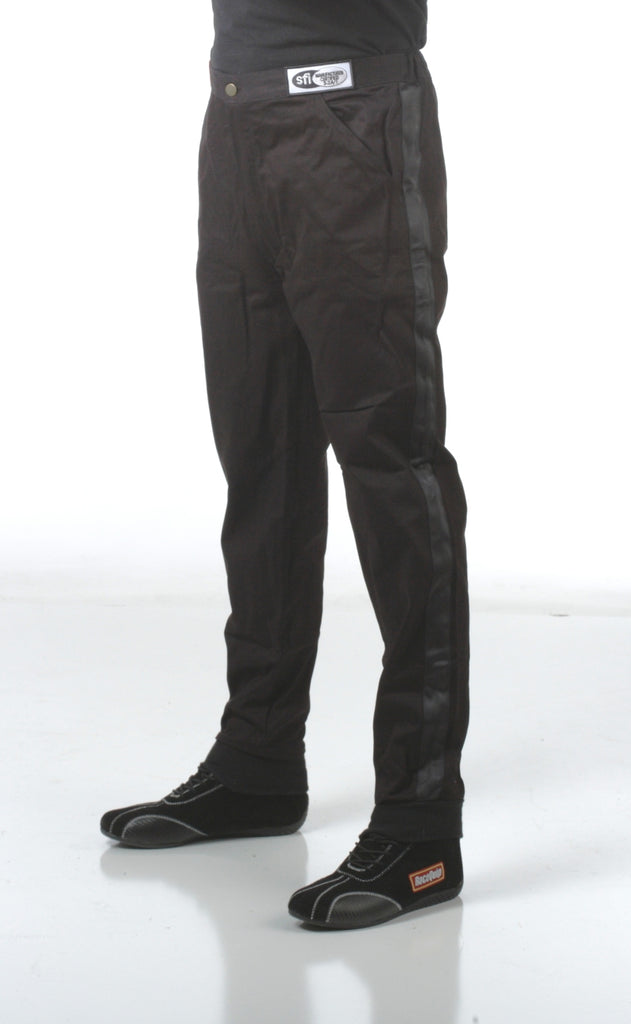 RaceQuip Black SFI-1 1-L Racing Pants Large - Automotive Safety Gear
