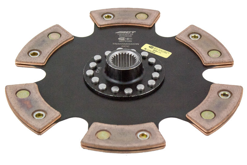 ACT 6240006 6-Pad Rigid Race Disc for Nissan Pickup and 280ZX