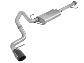 aFe Scorpion 2-1/2 Inch Aluminized Steel Cat-Back Exhaust System with Black Tips for Toyota FJ Cruiser 2007-2017