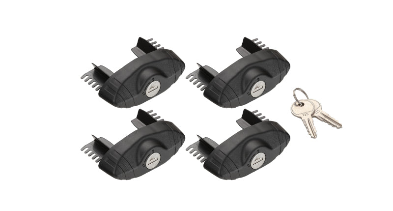 Rhino-Rack Vortex Locking End Caps Set of 4 – Secure Replacement for Crossbar End Caps