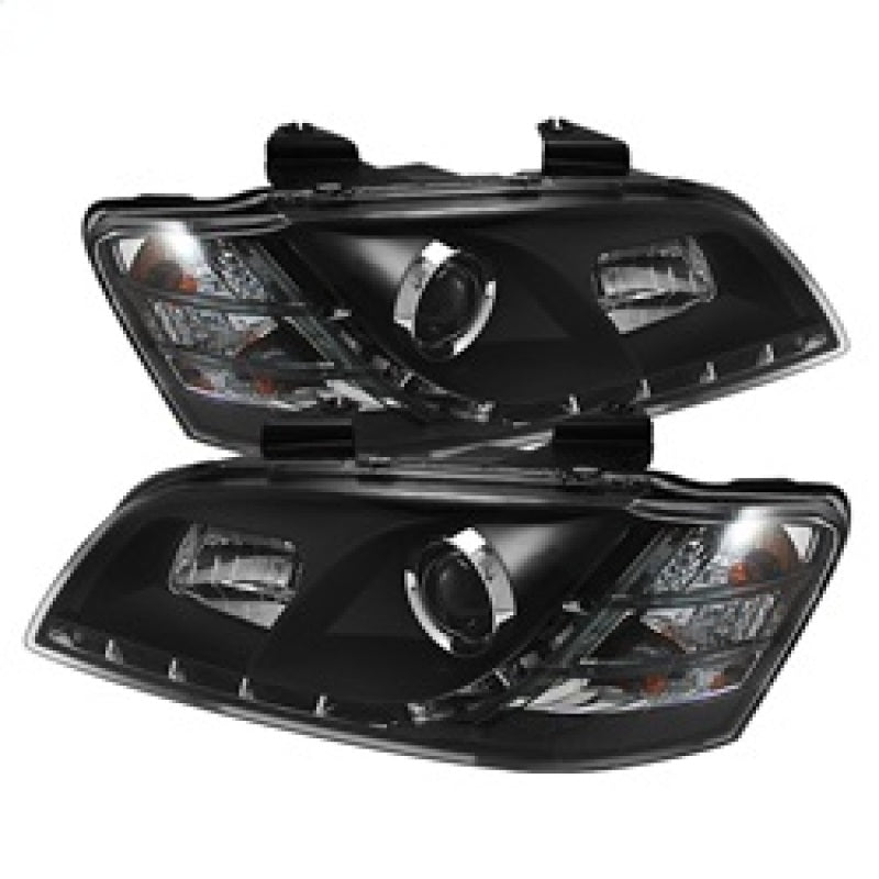 Spyder Pontiac G8 2008-2009 Projector Headlights with DRL * Black Finish, OEM Quality