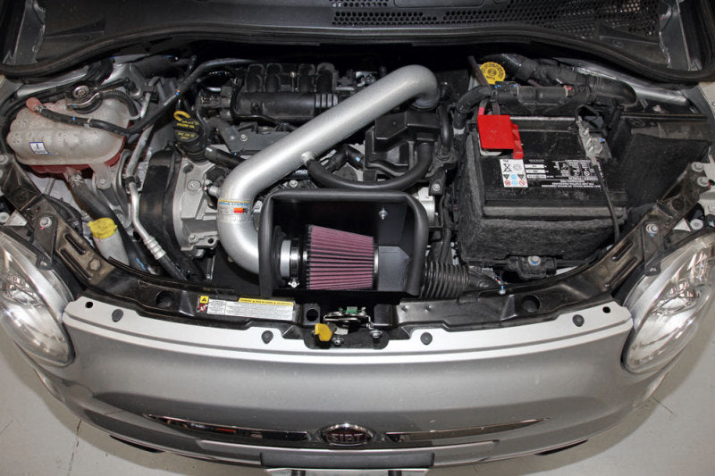 K&N Engineering 69-3303TS Cold Air Intake System for Fiat 500 1.4L - Improved Horsepower and Torque