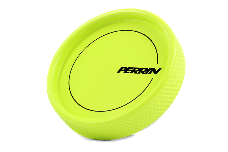Perrin Performance Neon Yellow Oil Fill Cap for Subaru Impreza, WRX, STI, Crosstrek, BRZ, FR-S, and GR86 * Part PS-ENG-711NY