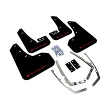 Load image into Gallery viewer, Rally Armor 15-21 MKVII Volkswagen Golf/GTI Black UR Mud Flap with Red Logo Part Number RALMF37-UR-BLK/RD