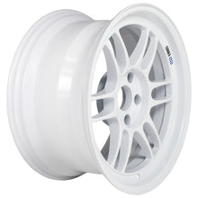 Load image into Gallery viewer, Enkei RPF1 17x9 Inch Wheel with 5x114.3 Bolt Pattern and 22mm Offset in Vanquish White – Part Number enk3797906522WP