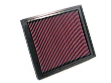 Load image into Gallery viewer, K&amp;N Engineering 33-2337 High-Flow Reusable Air Filter for Saab 9-3 (2003-2007)