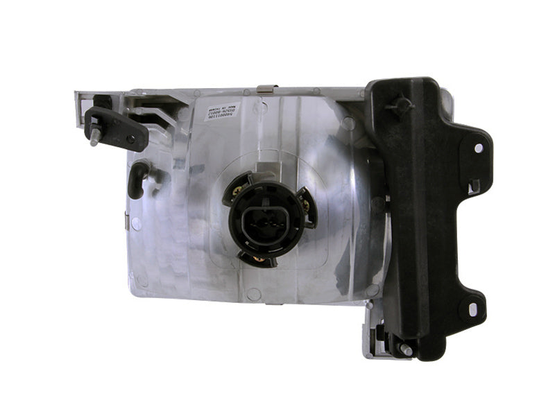 ANZO 1998-2000 Nissan Frontier Crystal Headlight Set with Clear Lens and Chrome Housing