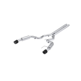 MBRP Armor Pro Series Cat-Back Exhaust System for 2024-2026 Ford Mustang GT S650 with 5.0L - Dual Split Rear with Carbon Fiber Tips