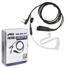 Load image into Gallery viewer, Rugged Radios RGDLH-HD-RH 2-Wire Lapel Microphone with Acoustic Tube for Handheld Radios