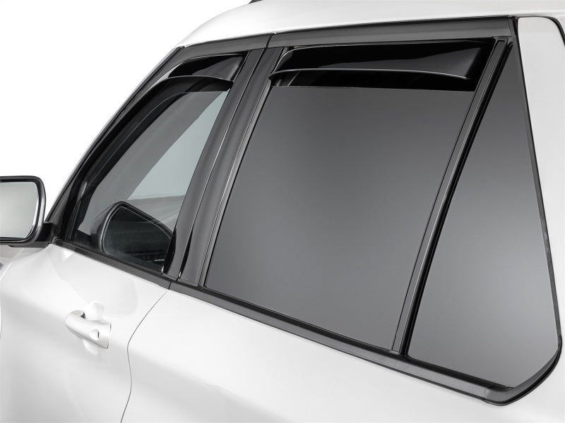 WeatherTech 82954IM Side Window Deflectors for 2020-2021 Ford Explorer ST, Front and Rear, Dark Smoke
