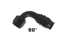 Load image into Gallery viewer, Aeromotive PTFE Hose End AN-10 90 Degree Black Anodized for High-Performance Fuel Delivery