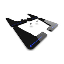 Load image into Gallery viewer, Rally Armor 22-26 Tesla Model X Black UR Mud Flap with Blue Logo - Durable Polyurethane Vehicle Protection