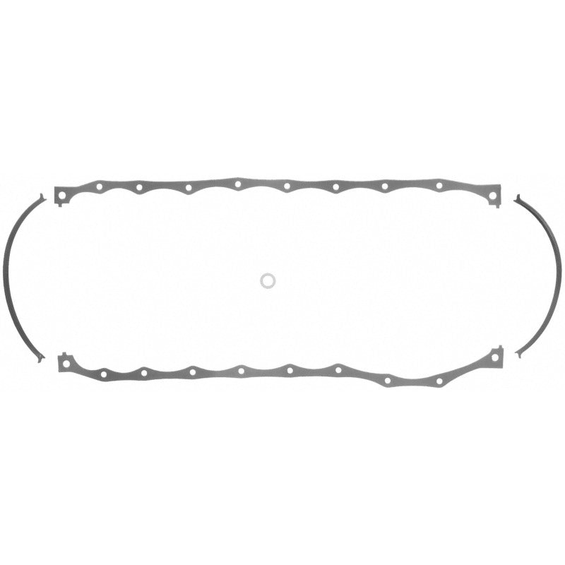 Fel-Pro 1811 Engine Oil Pan Gasket Set with Rubber-Coated Fiber for V8 Engines