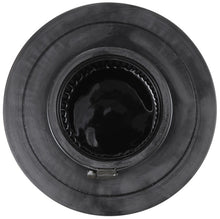 Load image into Gallery viewer, K&amp;N Engineering Universal Rubber Round Tapered Air Filter - 4 inch Flange ID, 8 inch Base OD, 6.625 inch Top OD, 8 inch Height (Part Number: knnRU-5171HBK)