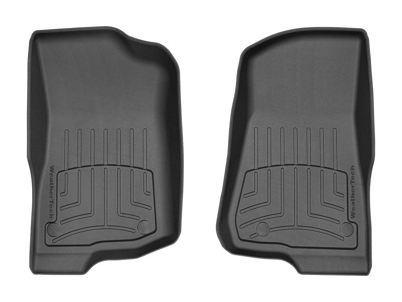WeatherTech FloorLiner HP for 2018-2019 Jeep Wrangler and 2020+ Jeep Gladiator * Front, Black