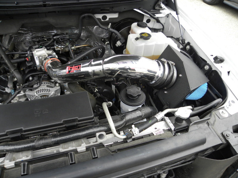 Injen PowerFlow Air Intake System for Ford F-150 4.6L V8 2009-2010, Polished - Part Number injPF9027P