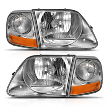 Load image into Gallery viewer, ANZO 1997-2003 Ford F-150 Crystal Headlight Set with Parking Light – G2 Clear Lens, Easy Install