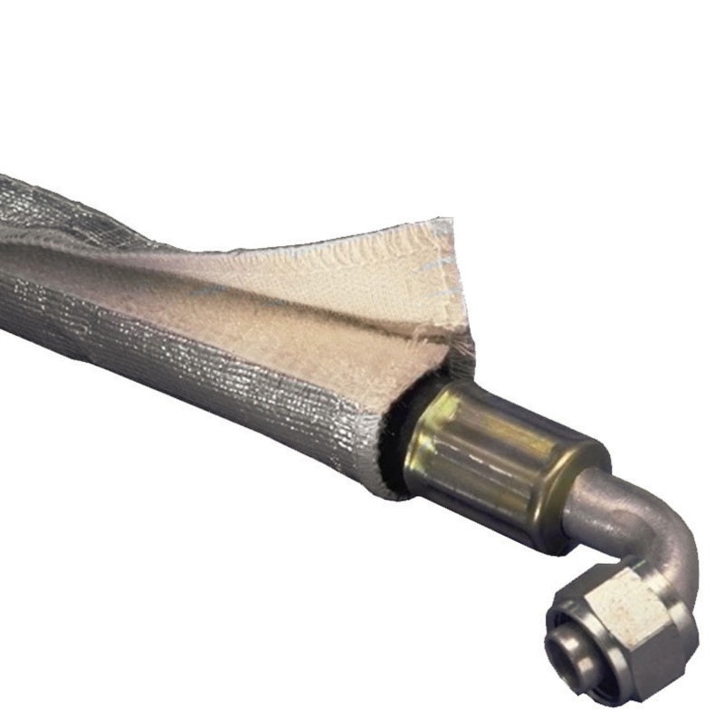 DEI Heat Shroud 1 inch I.D. x 3 ft Aluminized Sleeving with Hook and Loop Closure