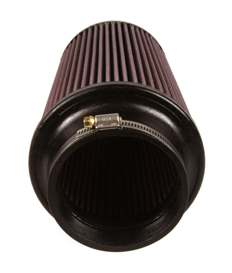 K&N Engineering Universal Rubber Air Filter 4 Inch Flanged for Automotive and Equipment