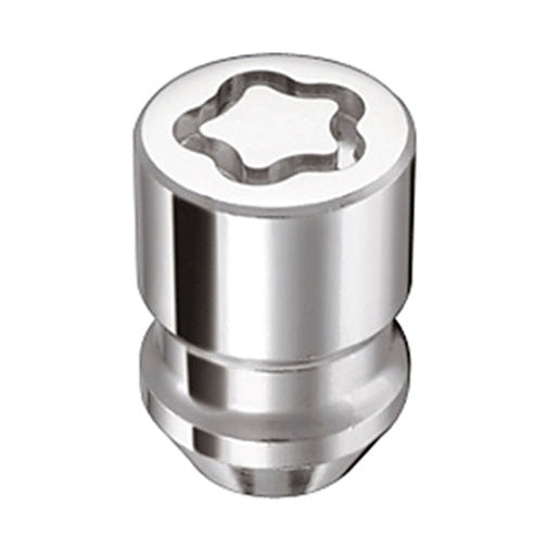 McGard Chrome Cone Seat Wheel Lock Set M12 x 1.5 Thread - 5 Pieces with Matching Key