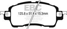 Load image into Gallery viewer, EBC DP42275R Yellowstuff Front Brake Pads for 2016-2020 Scion iA and Toyota Yaris