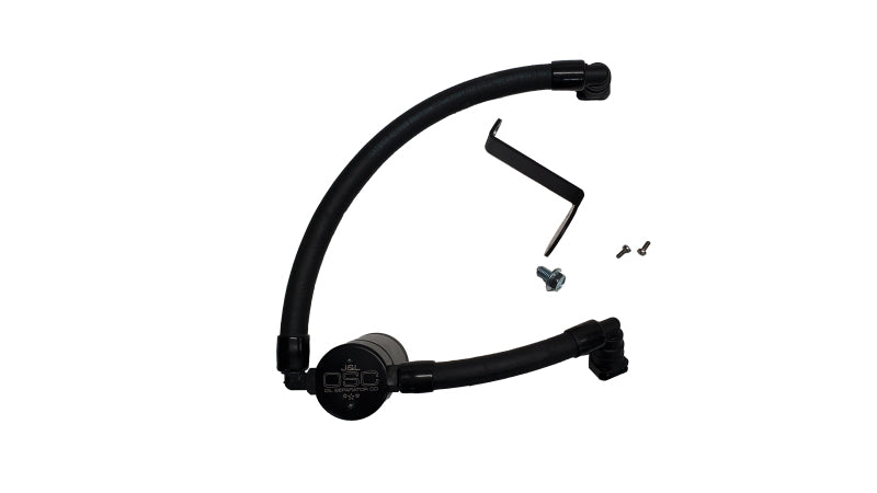 J&L JLT3079P-B Oil Separator 3.0 Passenger Side, Black Anodized for 2017-2020 Lincoln Continental and MKZ 3.0L EcoBoost