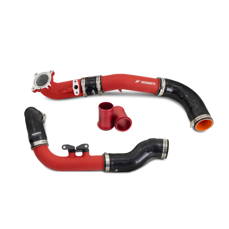 Mishimoto MMICP-GRC-23RD Intercooler Pipe Kit for 2023+ Toyota GR Corolla - Wrinkle Red