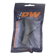 Load image into Gallery viewer, DeatschWerks 8AN Female Swivel 45-Degree Hose End PTFE with Olive Insert - Anodized Matte Black Part DWK6-02-0855-B