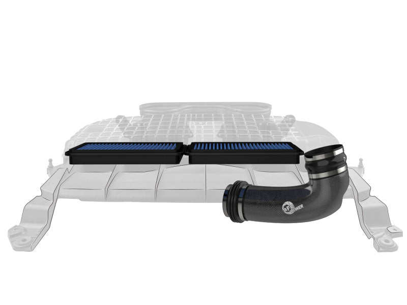 aFe Super Stock Carbon Fiber Pro 5R Induction System for Ram 1500 TRX 2021-2024 with Part Number AFE55-10014RC