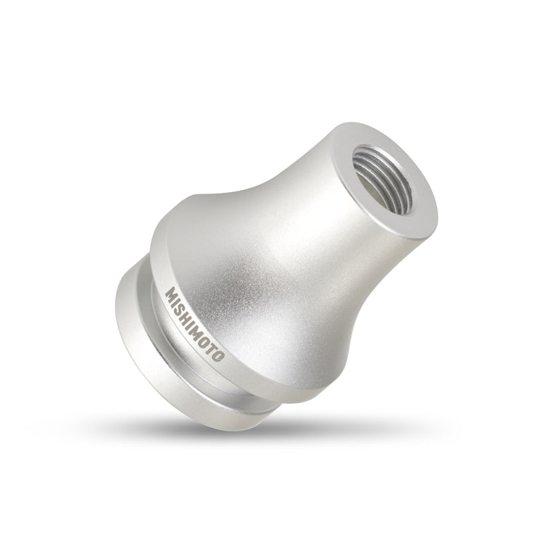 Mishimoto Shift Boot Retainer and Adapter M12x1.25 - Silver for Automotive Interior Enhancement