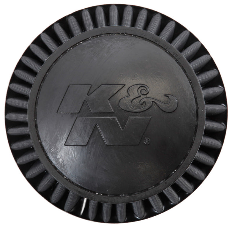 K&N Engineering Universal Rubber Round Tapered Air Filter with 6-Inch Flange for Automotive Applications
