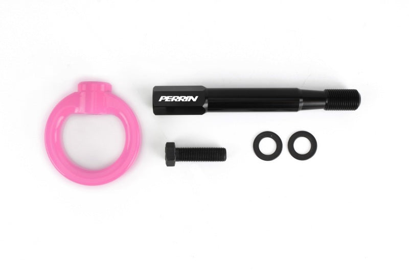 Perrin Performance Front Tow Hook Kit for Subaru WRX & STI, BRZ, Toyota 86 - Hyper Pink