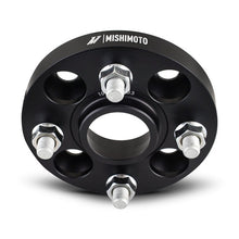 Load image into Gallery viewer, Mishimoto 4x100 Wheel Spacers for Honda Civic and Prelude – 15mm Thickness, Black Anodized, M12x1.5 Studs